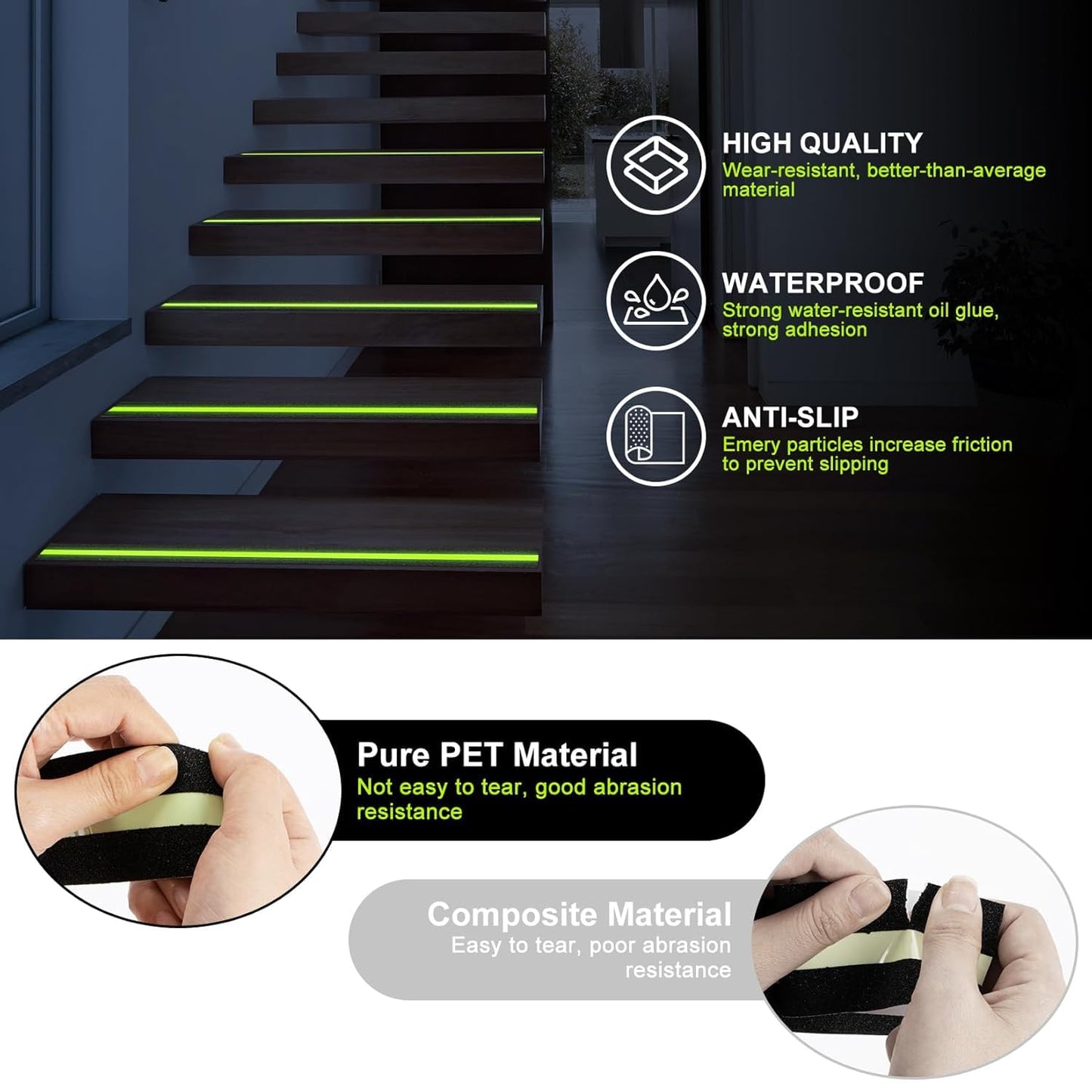 Anti Slip Tape – Stop Slips Anywhere Stairs | Bathroom | Kitchen | Wet Surfaces